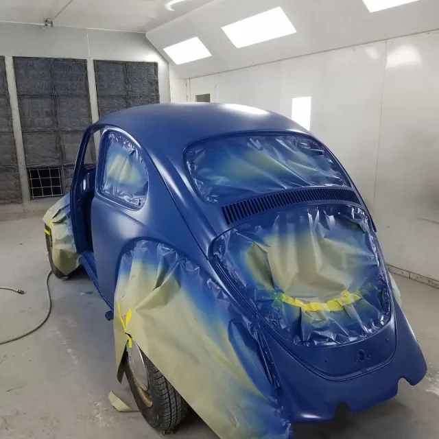 Painting services at ER Collision Auto Body Shop