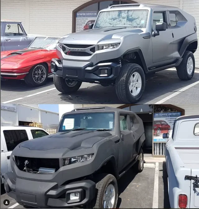 Truck windshield repair (before & after)