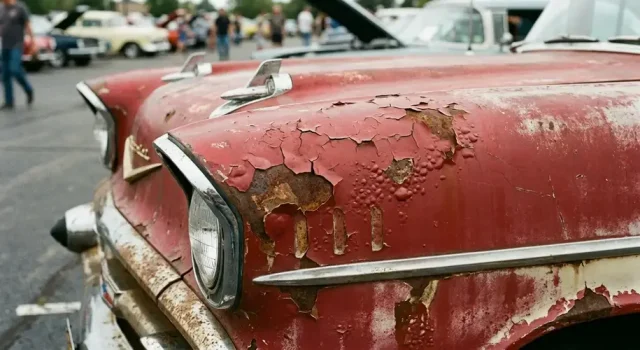 Bubbling, Faded, or Peeling Paint in classic car