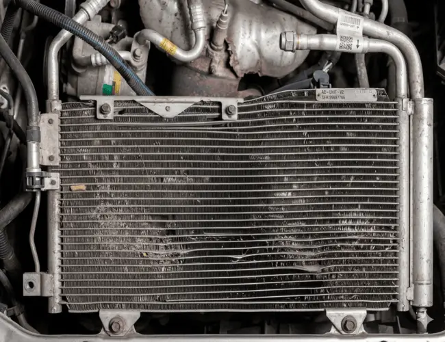 Blocked or Damaged Condenser