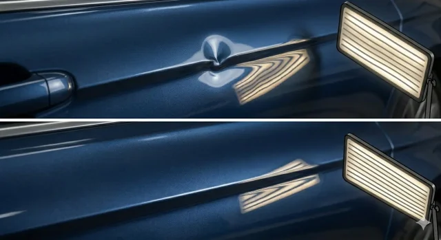 Can Paintless Dent Repair Fix Car Body Line Dents