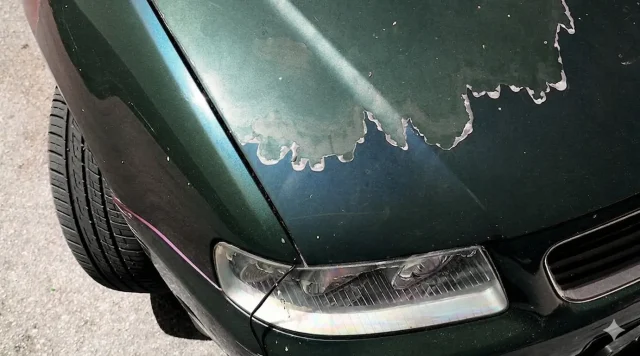 Salt Air Damages Car Paint