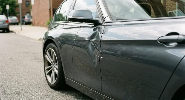 Car Body Line Dent