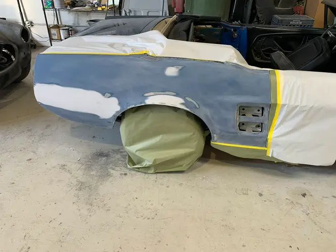Mustang Paint Restoration in Huntington Beach Mustang Paint Restoration in Huntington Beach