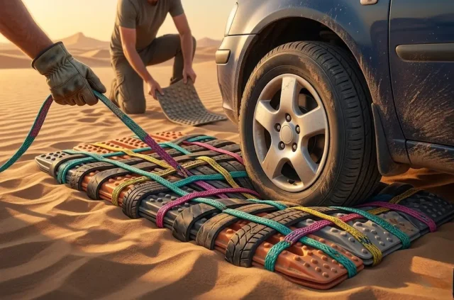 Traction Aids for Sand Vehicle Recovery