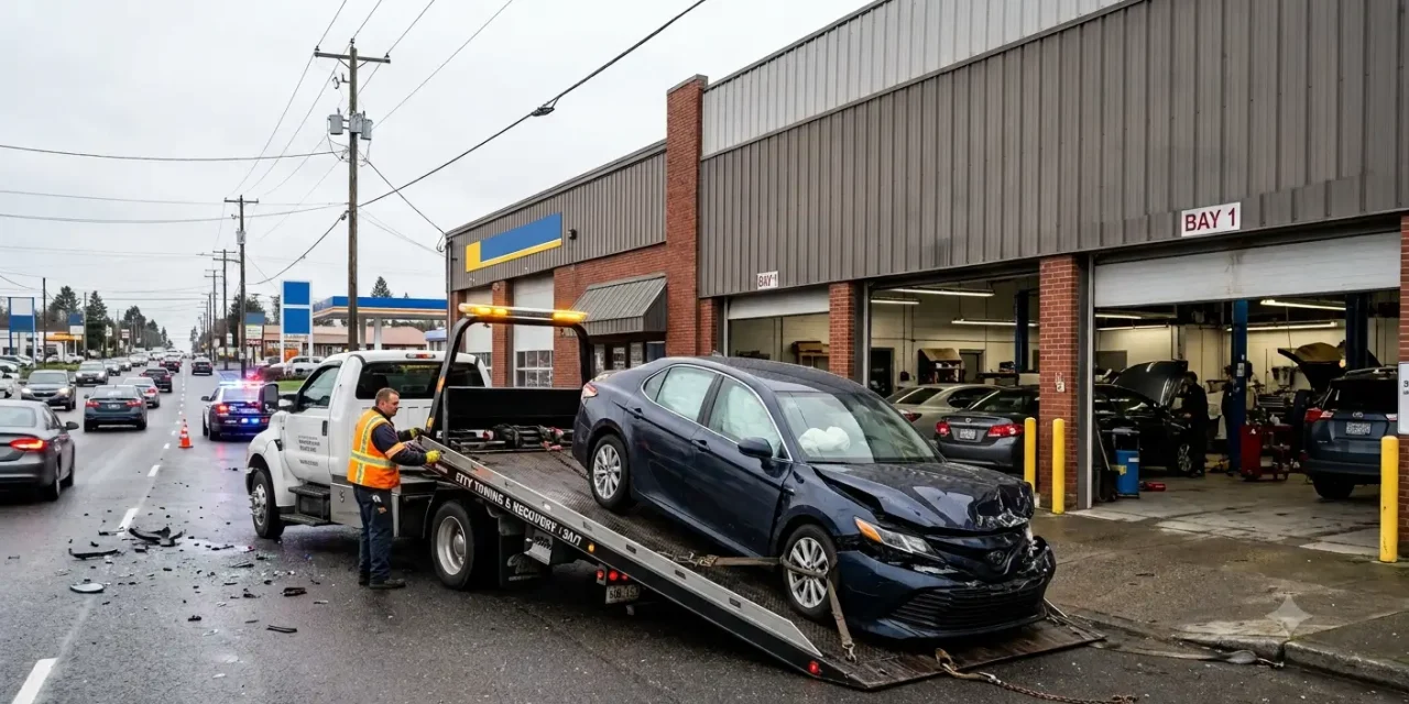 Can I Have My Car Towed Directly to a Body Shop After an Accident?