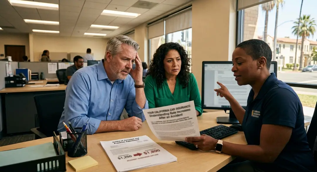 How Much Does Car Insurance Go Up After an Accident in California?