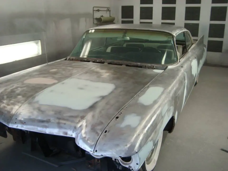 late 1950s or 1960 Cadillac Body Restoration in Huntington Beach late 1950s or 1960 Cadillac Body Restoration in Huntington Beach