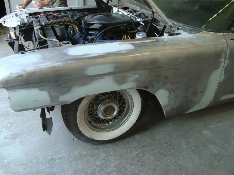 vintage 1959 or 1960 Cadillac classic car body restoration vintage 1959 or 1960 Cadillac classic car body restoration