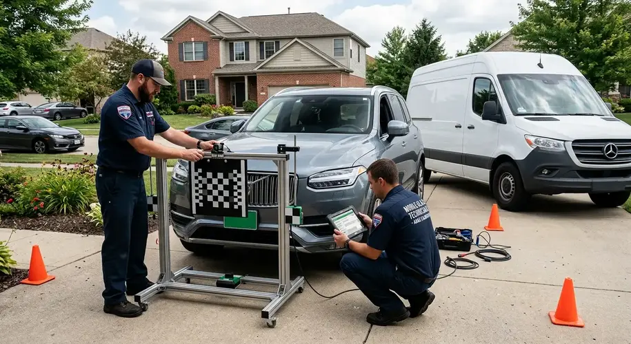 Can Mobile Glass Technicians Do ADAS Calibration in Your Driveway in Huntington Beach?